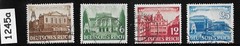 Used stamp set / Sc498 – 501 / 1941 Leipzig Spring Fair Third Reich #1245a