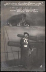 Germany WWI Navy SMS Kaiserin MSP83 Feldpost Patriotic Cover 75489
