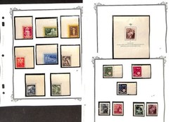 Croatia Stamp Collection in Scott Specialty Album, World War 2, 60 Pages