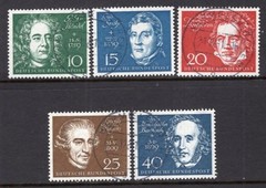 Berlin 1959 Beethoven Music Set VF Used #804a-e