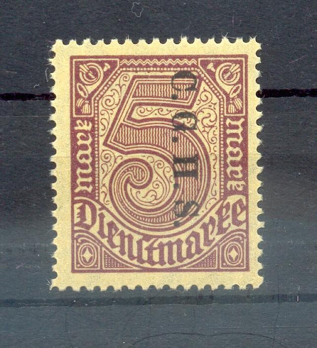 Upper Silesia Service 20cI Type** MNH Mint Never Hinged BPP (72734)