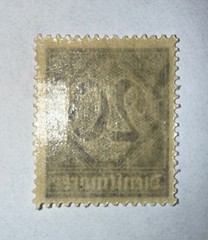 UPPER SILESIA Stamp – 1920 CGHS Overprint Error Misprint Official MLH