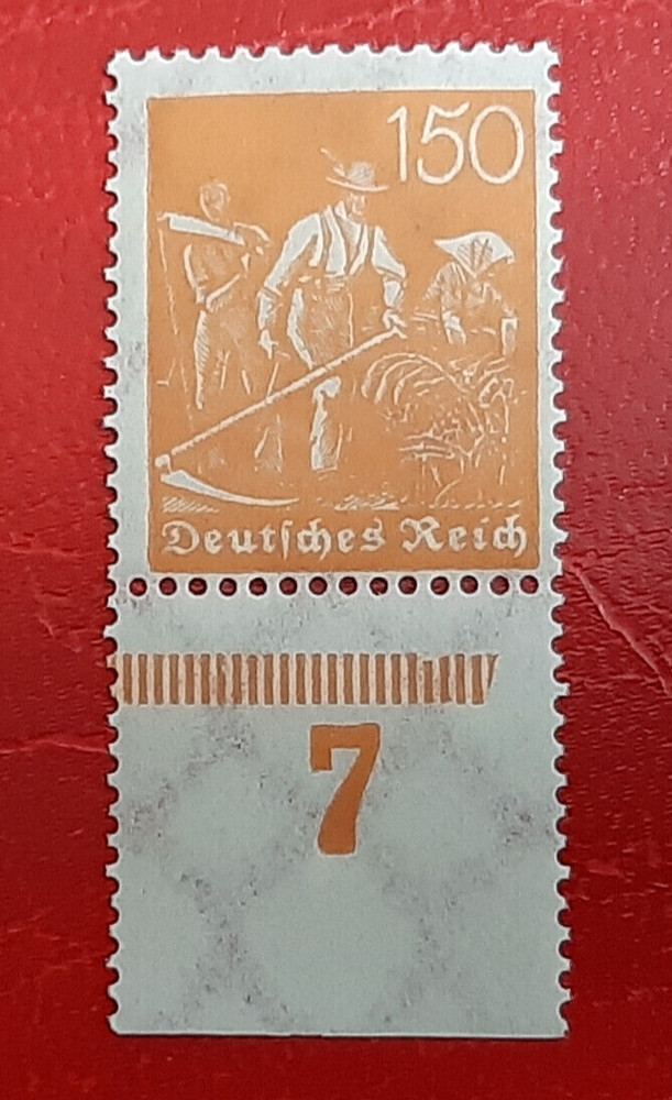 Germany Stamp Deutsches Reich 150 Pfennig 1921 Michel Nr. 189 WZ 2 (21902