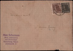 Germany Michel #948, 943 Naumburg local, 1948
