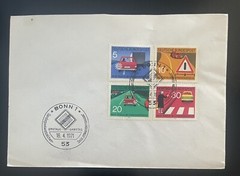 GERMANY-1971-ROAD TRAFFIC-FDI-COVER-J512