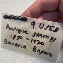 9 USED Antique Bavaria Bayern Stamps, 1850-1920. Nice Mixed Lot; $1 Ships. DEAL!