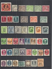 BAVARIA VARIOUS MINT HINGED & USED ISSUES 1911 to 1920