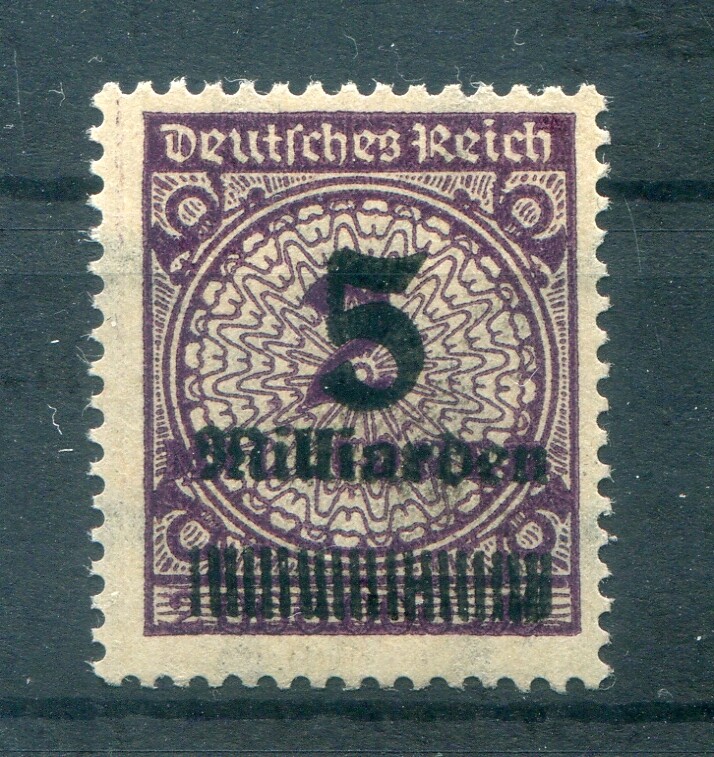 DR-Infla 332b Color ** MNH Postfrisch BPP 200EUR BPP-Signatur (y80547