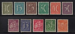 Germany Scott # 162-168, 170-172, 175 Most MNH Issues 1921-1922