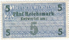 Stamp Germany Reich Revenue Import Tax Fiscal Duty Imperial Eagle Selection MNH
