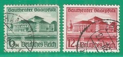 Germany Reich 1938 year , used stamps Mi # 673-674 Architecture