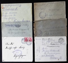 Germany Stamps Selection of 55 Feldpost Covers Red Cross Censor Etc