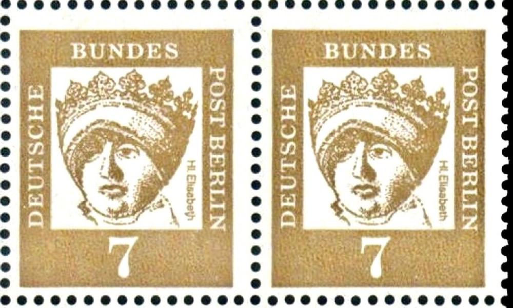 Berlin #Mi200 MNH 1961 Elisabeth Thüringen [9N177][Pair]