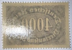 Travelstamps: 1922 Germany Stamps Deutsches Reich 4000 Mark Mi. Nr. 255 MOGNH