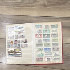 East Germany (DDR) Used Postage Stamp Collection Lot in Album, Various Topics