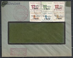 Spremberg 1946 R-Windowcover Gebühr bezahlt