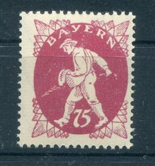Bavaria 186I ABART Sole** MNH Mint Never Hinged (69524)