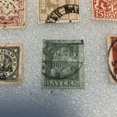 9 USED Antique Bavaria Bayern Stamps, 1850-1920. Nice Mixed Lot; $1 Ships. DEAL!