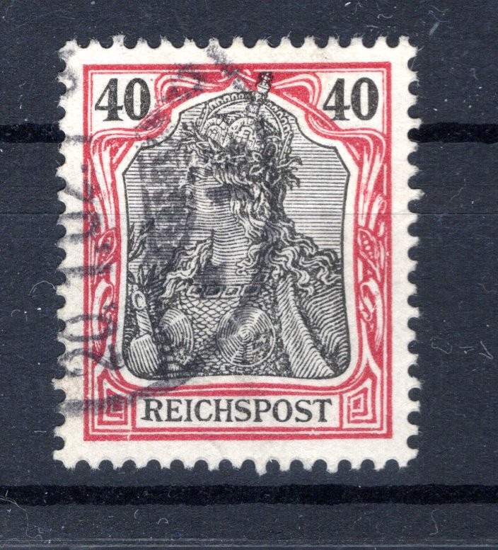 DR-Germania 60PF K18 ABART Only At 50Pf Gest.