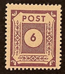 Travelstamps: Germany Saxony Stamps Local Post East 6pf Mint MNH OG