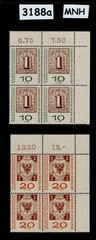 MNH stamp block B366-367 Bundespost 1959 Hamburg & Lubeck Germany #3188a