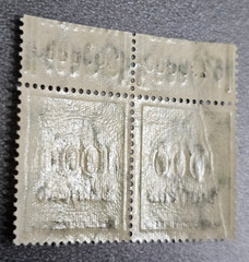 Stamps Germany Reich FREIMARKE 2x 75 000 Mark 1923 Mi. Nr. 288 [🇩🇪39281]