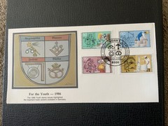 Germany 1986 #B643-B646 Vocational Training – 5 Fleetwood FDCs