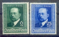 DR 1940 760-761 ** MINT IN PERFECT CONDITION SET BEHRING VIRUS RESEARCHERS (4…