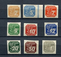 Bohemia & Moravia WW II : Newspaper stamps set from 1943 – mint