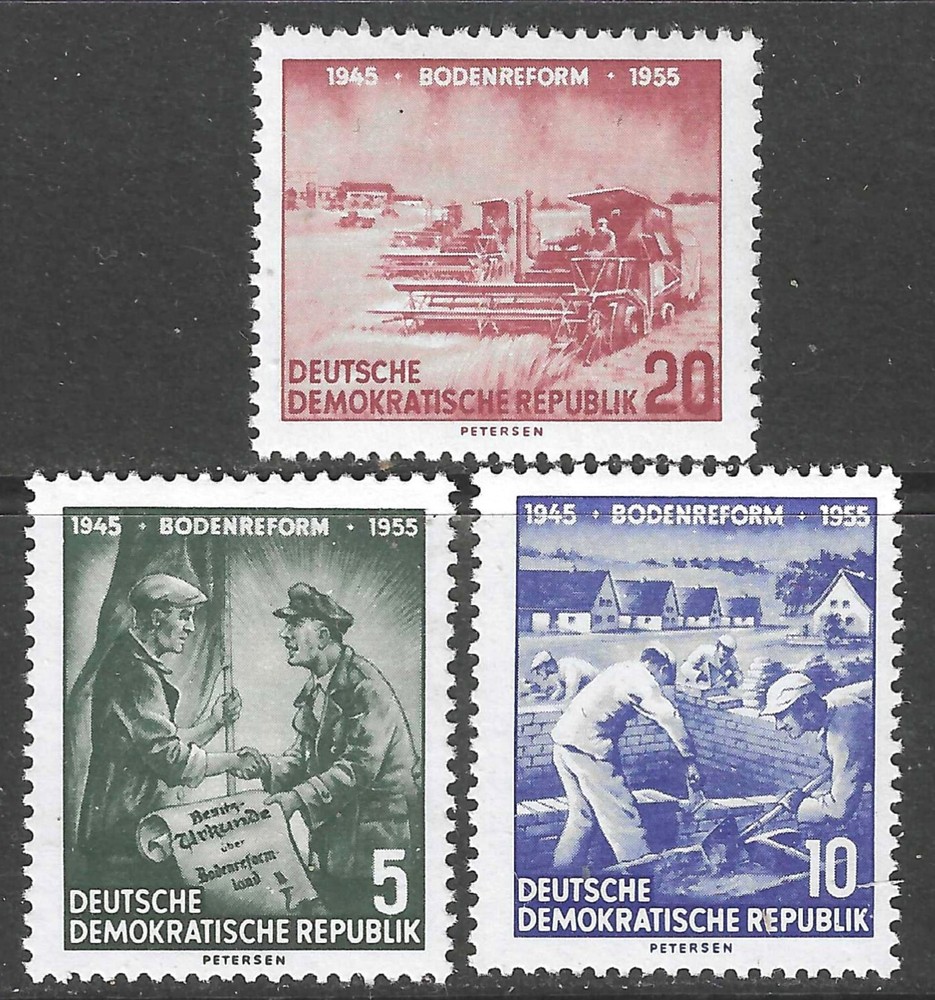DDR # 255 – 257 MNH Fresh & Flawless Complete Set! (’22 SCV $5.45)
