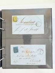 Saxony Briefe-Sammlung Vorphila – German Reich Approx. 200 Piece IN 2 Albums