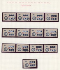 Germany DDR 1964 RARE Back of the Book Service Stamps Michel#31-45 Complete Used