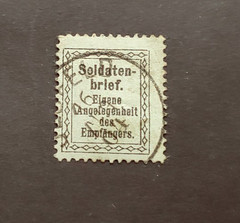 REICH SOLDATENBRIEF BRIEFMARKEN VF USED GERMANY DEUTSCHLAND (K8)