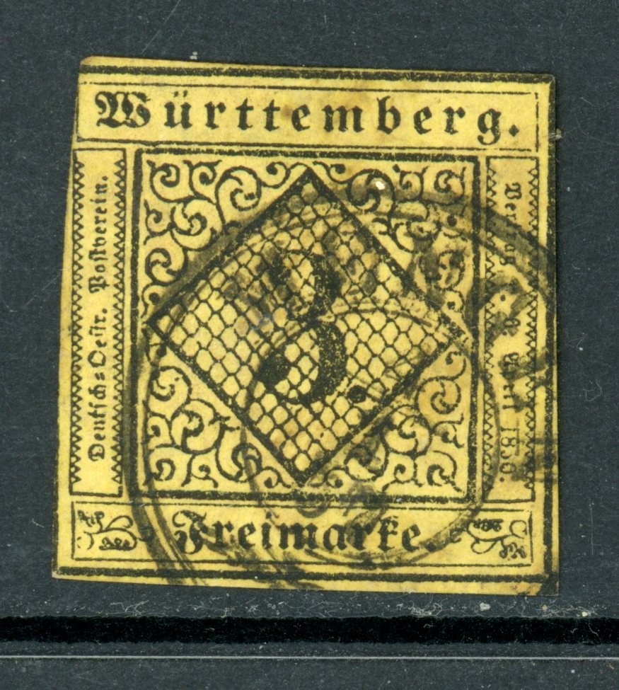 GERMANY , Wurttemberg , # 2, used, /25-11-1v / used