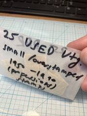 25 USED/Overstamped small Vtg 1950-1990 DDR East Germany stamps; $1 Ships/A DEAL