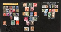 Germany Stamp Collection on 22 Pages, World War 2 & Occupations Lot (NC)