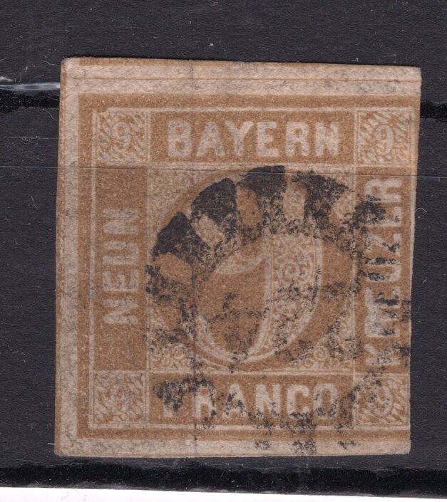 GERMANY BAVARIA, YV # 12, „124“ CANCEL, USED
