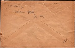 1915 Australia 1d Kangaroo Cover Brisbane Queensland Machine Cancel