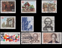 Germany-Berlin #9N507-9N515 set Used VF 1986 year set