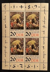 Travelstamps: 1989 Germany DDR Souvenir Sheet #2769a Thomas Müntzer Mint MNH OG