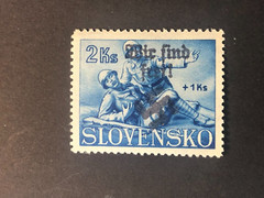SUDETENLAND WWII Local ovpt OSTRAU 2+1 Ks. MNH /s11 #126
