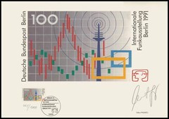 ART-EDITION 1991 GERMANY 1553 BERLIN IFA FUNKAUSSTELLUNG – HAND-SIGNED !!