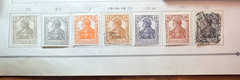 Germany Lot of 7 1916-1919 Stamps (SC 96-101, 90)