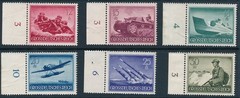 Lot Stamp Germany Mi 873-82, 84-5 1944 WWII 3rd Reich Wehrmacht Selection CL MNG