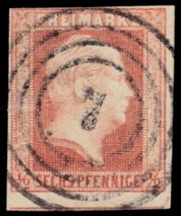 PRUSSIA 2 – King Frederick Wilhelm IV „1850 Red Orange“ (pc12568)