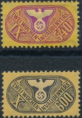 Stamp Germany Revenue WWII 3rd Reich Medical Invalid Selection MNG