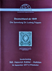 Auction Catalogue DEUTSCHLAND AB 1849 Die Sammlung Dr. Ludwig Trippen