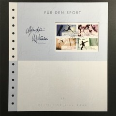 GERMAN POST ART-EDITION 2009/12 SPORTS ATHLETICS WC BERLIN