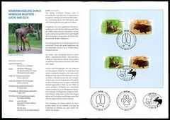 GERMANY FOLDER 2012/10 FAUNA WILD ANIMALS ELK MOOSE IYNX LUCHS ELCH NATURE