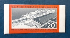DDR Germany 1960 20Pf MHN Railway Imperforate Mi 805B Yt 520a Sg E537a XF 5082